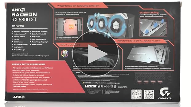 Gigabyte Radeon RX 6800 XT GAMING OC 16GB Videokaart GV